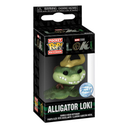 Funko POP Keychain: Loki - Alligator Loki