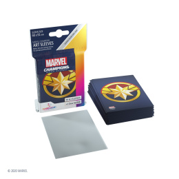 GAMEGENIC MARVEL Art Sleeves (66 mm x 91 mm) Captain Marvel 50+1 szt.