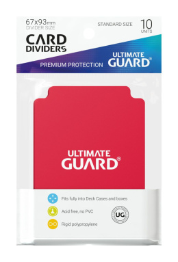 ULTIMATE GUARD Card Dividers - Red (10)