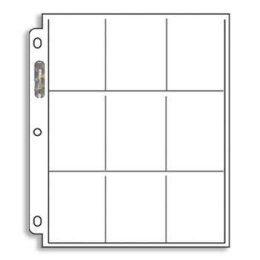 Ultra PRO Koszulka do segregatora na 9 kart Platinum