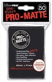 Ultra PRO PRO-MATTE Deck Protector sleeves Black 50 szt.