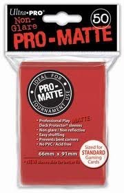 Ultra PRO PRO-MATTE Deck Protector sleeves Red 50 szt.