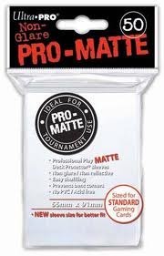 Ultra PRO PRO-MATTE Deck Protector sleeves White 50 szt.