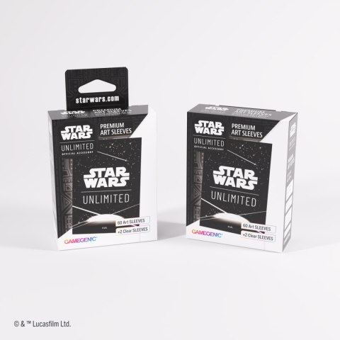 Gamegenic: Star Wars Unlimited Card Game - Premium Art Sleeves - Card Back White