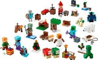 LEGO MINECRAFT Kalendarz adwentowy na 2025 rok