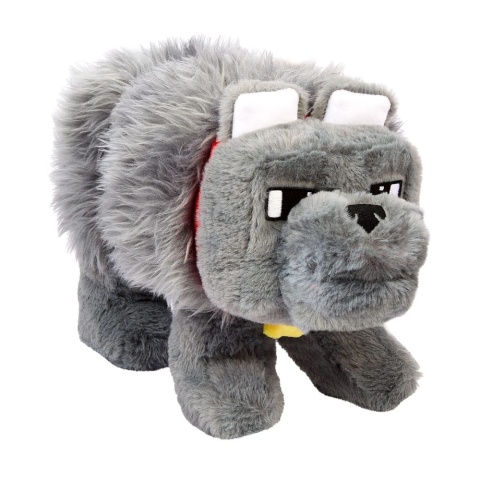 Minecraft Movie Plush Figure Dennis the Wolf 20 cm