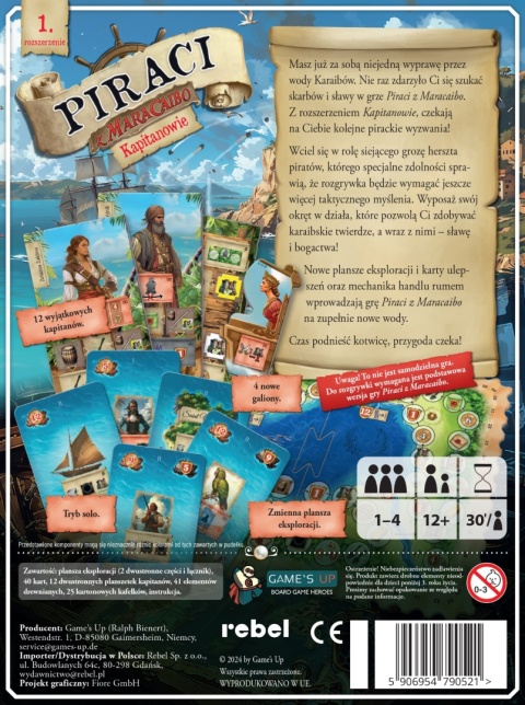 Piraci z Maracaibo: Kapitanowie