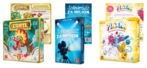 Coatl + Piątka + Scenariusz za Milion - zestaw gier planszowych