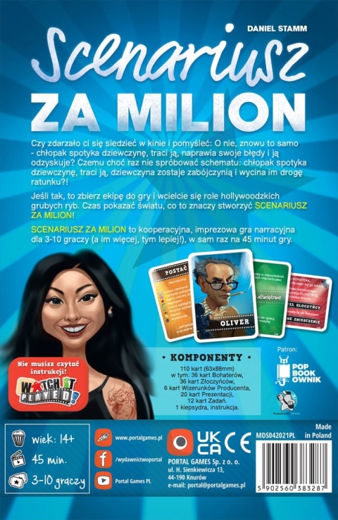 Coatl + Piątka + Scenariusz za Milion - zestaw gier planszowych