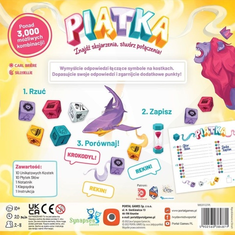 Coatl + Piątka + Scenariusz za Milion - zestaw gier planszowych