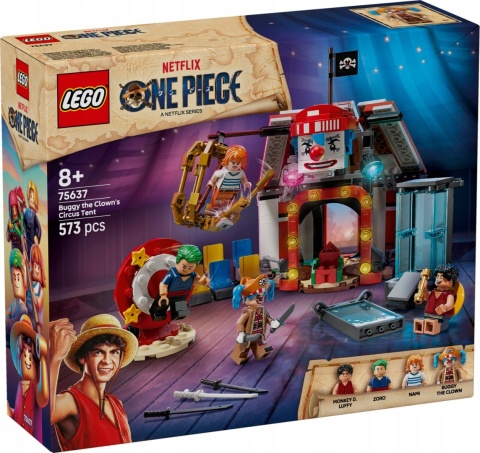 LEGO ONE PIECE Namiot cyrkowy klauna Buggy'ego