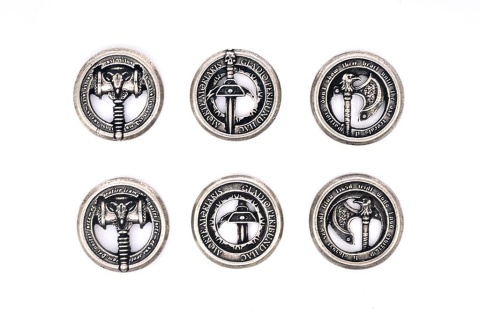 Metalowe Monety - Adventure Weapons (zestaw 12 monet)