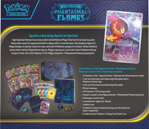 Pokemon TCG: Phantasmal Flames - Elite Trainer Box