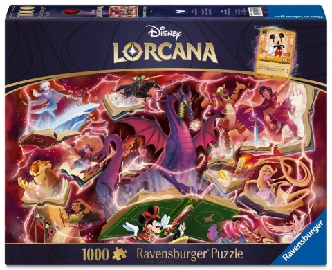 Puzzle 2D: Lorcana Ruby (1000 elementów)