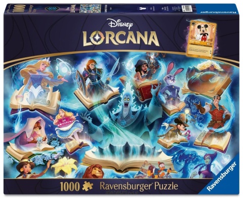 Puzzle 2D: Lorcana Sapphire (1000 elementów)