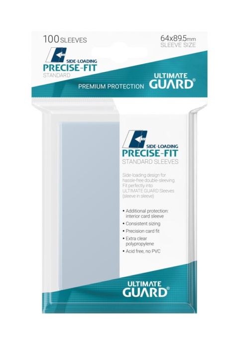 Ultimate Guard Precise-Fit Sleeves Standard Size - Side-Loading (100)