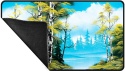 Ultra-Pro: Black Stitched Playmat - Bob Ross - Lakeside Path