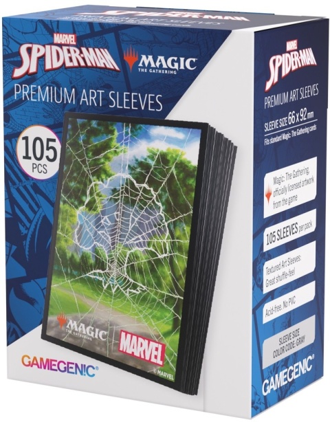 Gamegenic: Magic the Gathering - Marvel's Spider-Man - Premium Art Sleeves - Forest