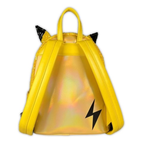 Pokemon by Loungefly Mini Backpack World 1-1 Sequin Pikachu Cosplay