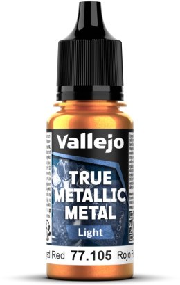 Vallejo: 77.105 - True Metallic Metal - Light - Forged Red (18 ml)