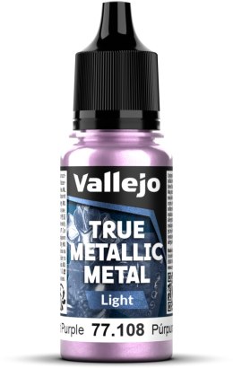 Vallejo: 77.108 - True Metallic Metal - Light - Amethyst Purple (18 ml)