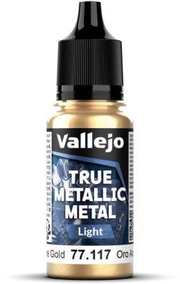 Vallejo: 77.117 - True Metallic Metal - Light - Arcane Gold (18 ml)