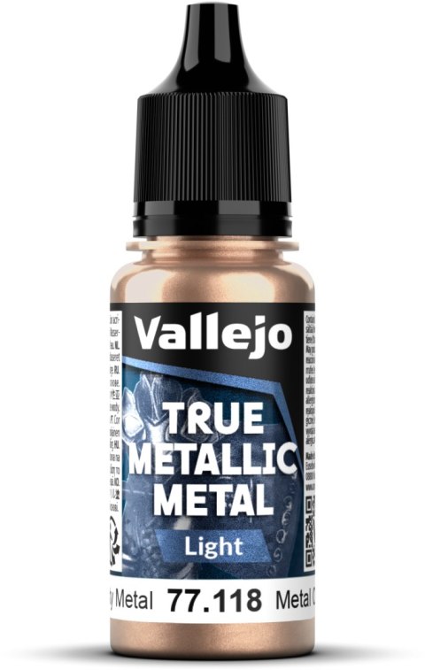 Vallejo: 77.118 - True Metallic Metal - Light - Rusty Metal (18 ml)