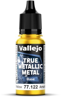 Vallejo: 77.122 - True Metallic Metal - Base - Radiant Yellow (18 ml)