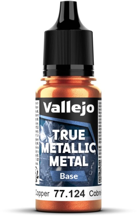 Vallejo: 77.124 - True Metallic Metal - Base - Ancient Copper (18 ml)
