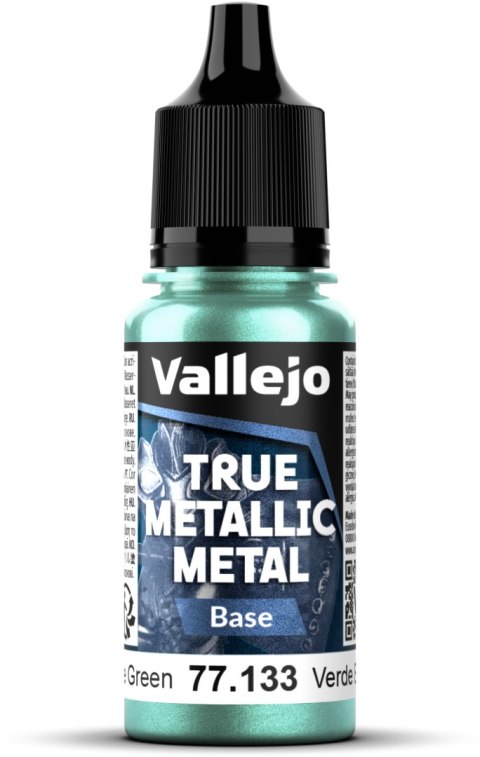 Vallejo: 77.133 - True Metallic Metal - Base - Beetle Green (18 ml)