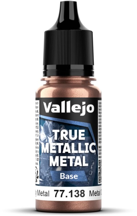 Vallejo: 77.138 - True Metallic Metal - Base - Rusty Metal (18 ml)