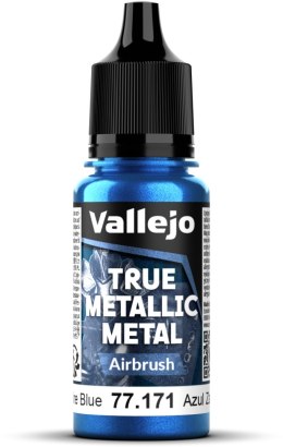 Vallejo: 77.171 - True Metallic Metal - Airbrush - Sapphire Blue (18 ml)