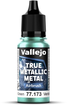 Vallejo: 77.173 - True Metallic Metal - Airbrush - Beetle Green (18 ml)