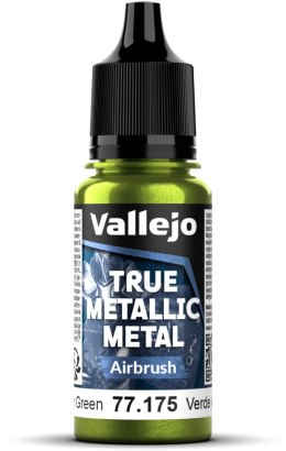 Vallejo: 77.175 - True Metallic Metal - Airbrush - Amber Green (18 ml)