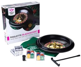 Zestaw do gier kasynowych: Ruletka i BlackJack