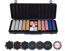 Zestaw do pokera 500 - Exclusive (14 g, bez nominałów)