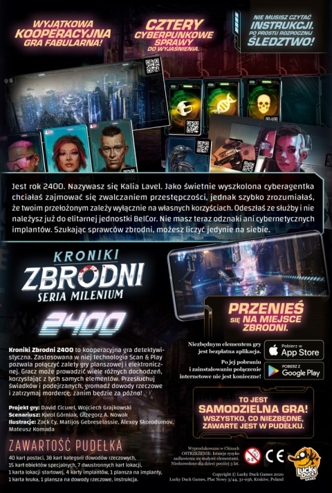 Kroniki zbrodni: Seria milenium - 2400 (uszkodzone pudełko)