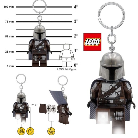 LEGO KEYCHAIN Mandalorian - brelok z latarką