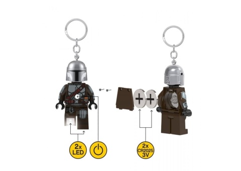LEGO KEYCHAIN Mandalorian - brelok z latarką