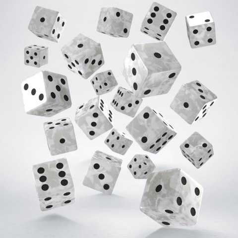 Pełna Paka Kości K6: Perłowo-czarne