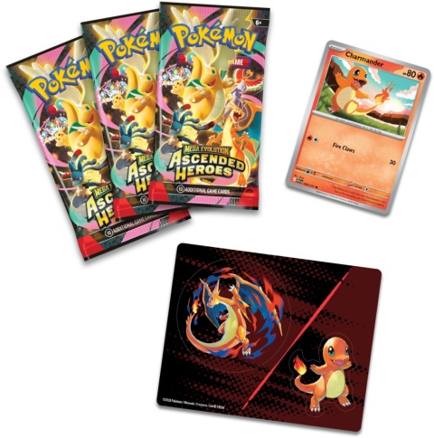 Pokemon TCG: Ascended Heroes - Tech Sticker Charmander/Mega Charizard Y (1)