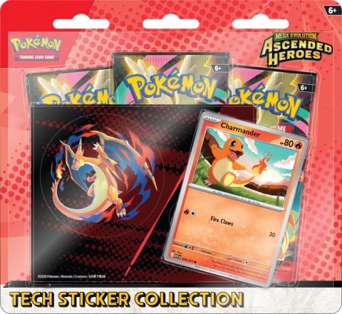 Pokemon TCG: Ascended Heroes - Tech Sticker Charmander/Mega Charizard Y (1)