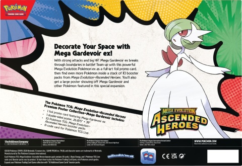 Pokemon TCG: Mega Evolution - Ascended Heroes - Premium Poster Collection - Mega Gardevoir (1)