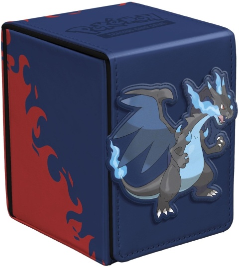 Ultra Pro: Pokémon - Alcove Flip Deck Box - Mega Charizard X