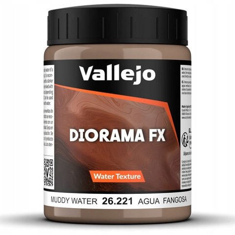 Vallejo: 26.221 - Diorama FX - Water Textures - Muddy Water (200 ml)