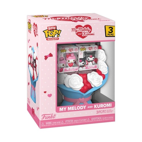 Funko POP Bitty: My Melody & Kuromi (Valentine) - Bouquet [2-Pack]