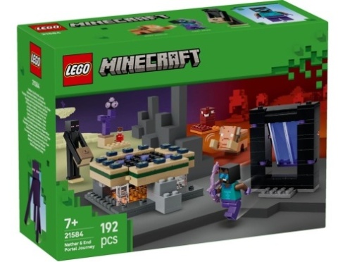 LEGO MINECRAFT Podróż przez portal Netheru i Kresu