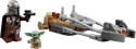 LEGO STAR WARS Śmigacz Mandalorianina i Grogu