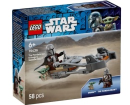 LEGO STAR WARS Śmigacz Mandalorianina i Grogu