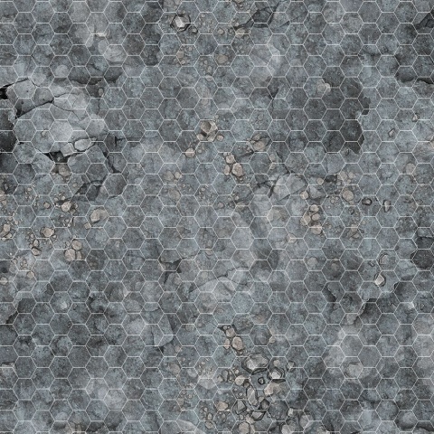 PLAYMATY Mata suchościeralna RPG heksagonalna - Loch [80x80]